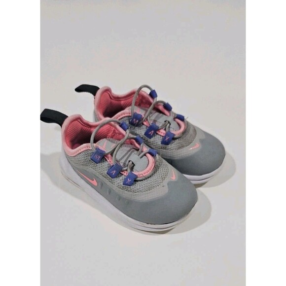 Nike Air Max Axis Grey/Sunset Pink Pulse Baby Toddler Boy Girl Size 6c - Picture 1 of 12